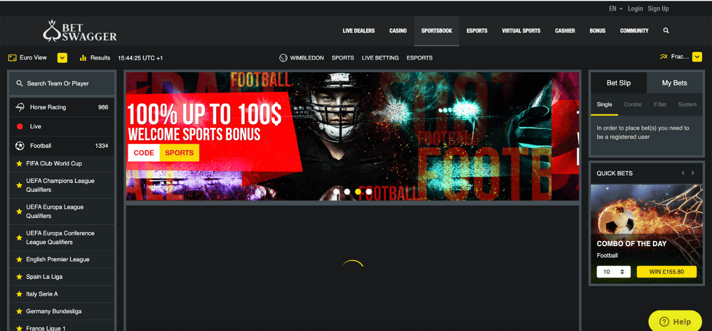BetSwagger Betting site not on Gamstop